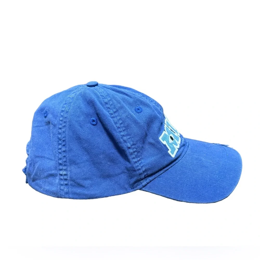 Monsters University MU Blue Disney Adult Unisex Baseball Hat Velcro Size 57-62CM